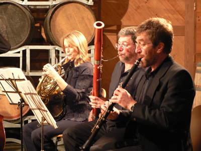 The Virtuosi September Concert wind players