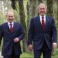 Putin (l.) und Bush